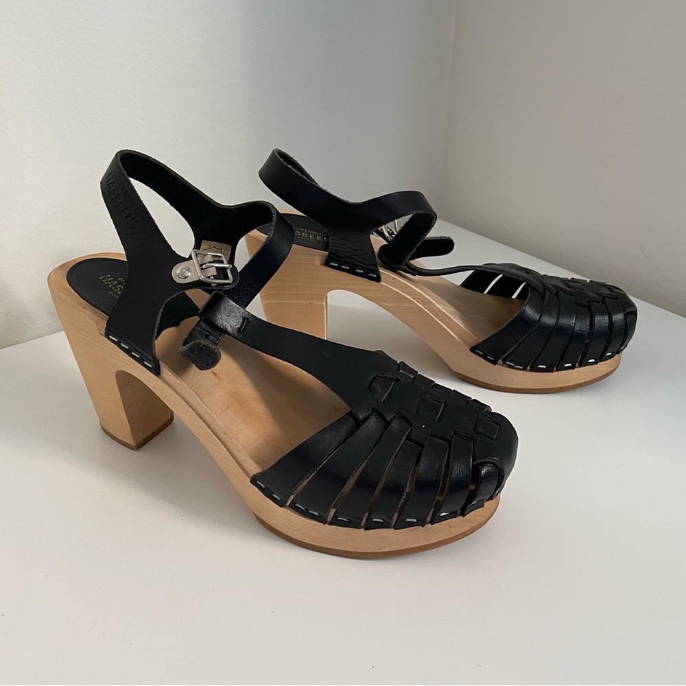 Swedish Hasbeen Braided T-Strap